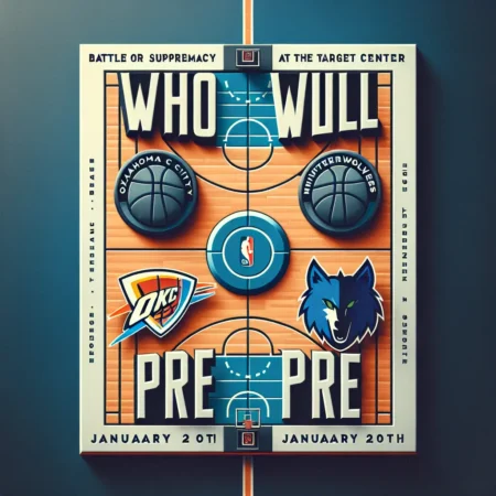 Oklahoma City Thunder vs Minnesota Timberwolves: Battle for Supremacy at the Target Center on January 20th – Who Will Prevail?