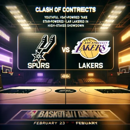San Antonio Spurs vs Los Angeles Lakers: Clash of Contrasts on February 23 – Youthful Spurs Take on Star-Powered Lakers in High-Stakes Showdown
