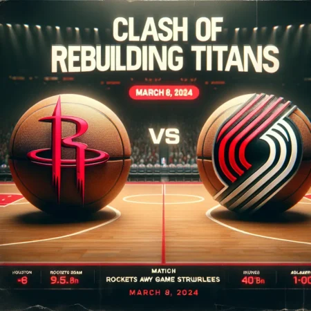 Houston Rockets vs Portland Trail Blazers: Clash of Rebuilding Titans on March 8, 2024! Will the Rockets’ Road Woes Continue or will the Blazers’ Injury Woes Impact the Game? Catch the Thrilling Showdown!